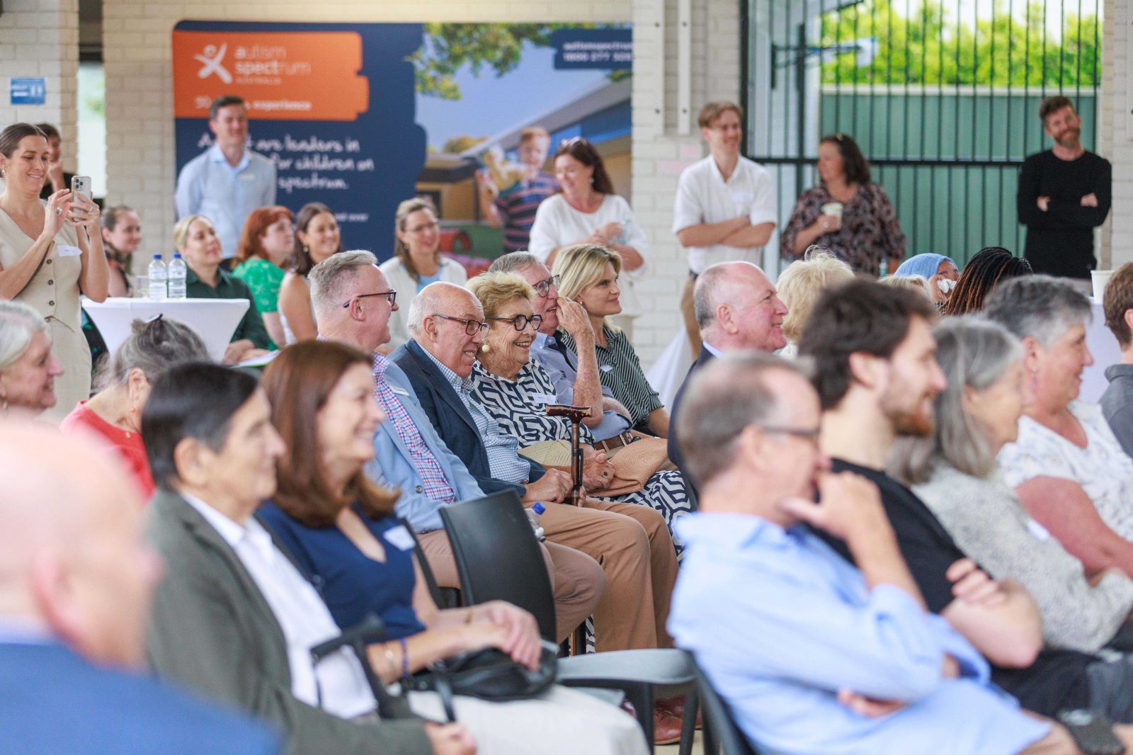 Our esteemed guests listening to the speeches