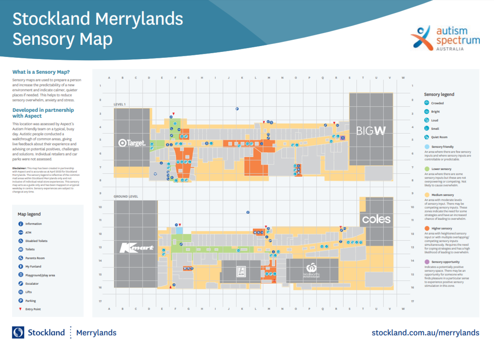 Stockland Sensory Map