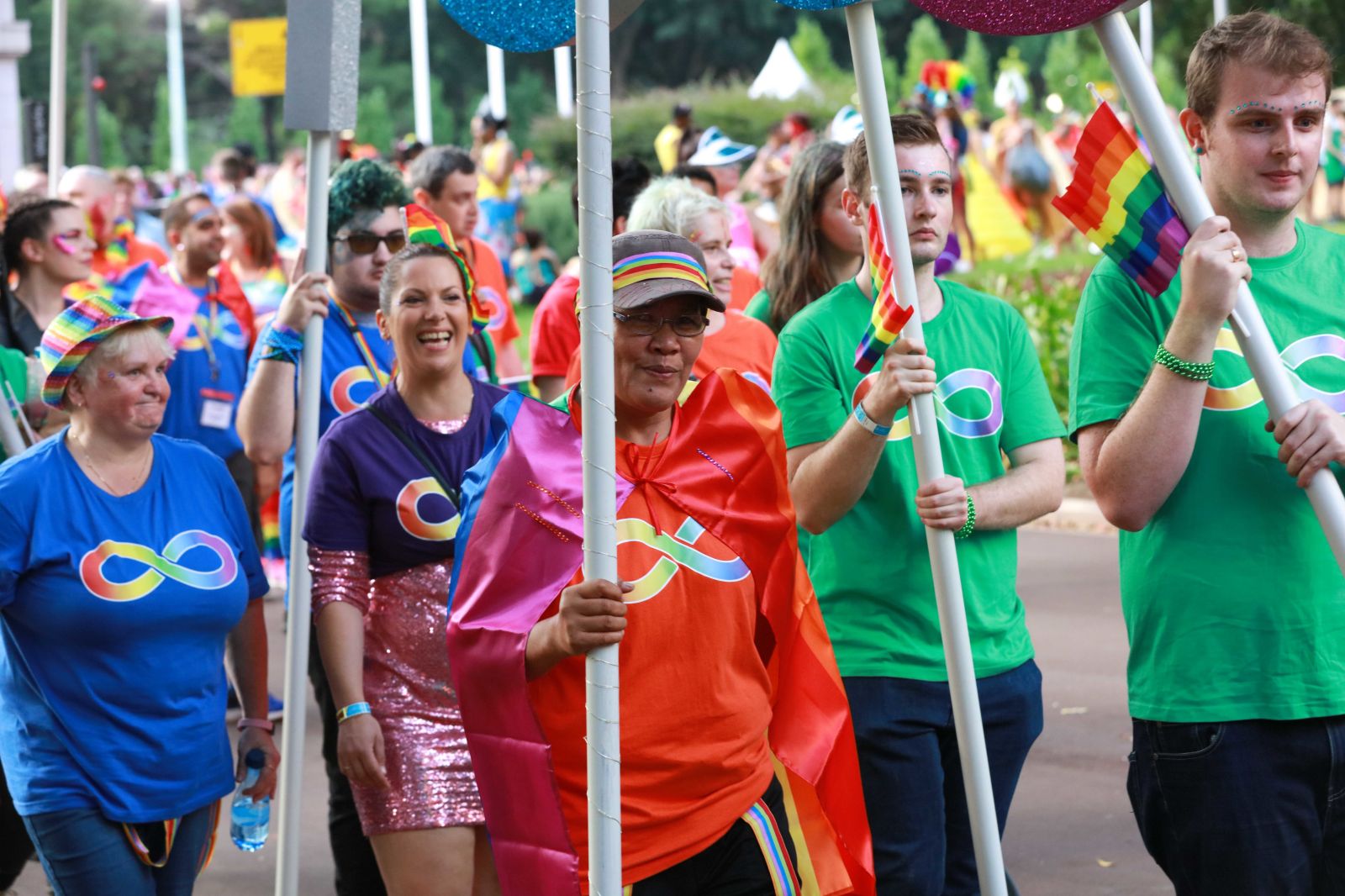 Participants at Mardi Gras 2019