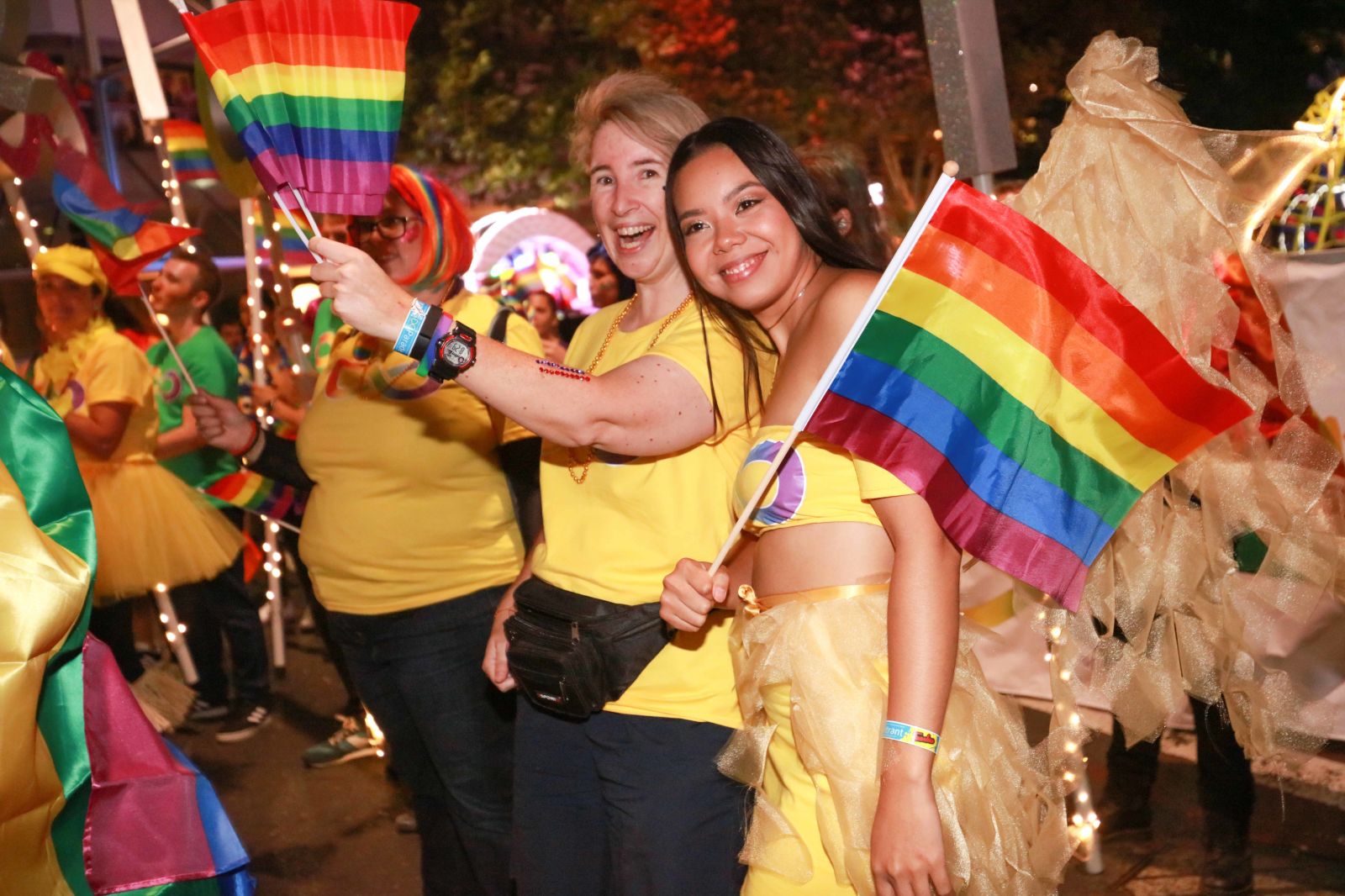 Participants at Mardi Gras 2019