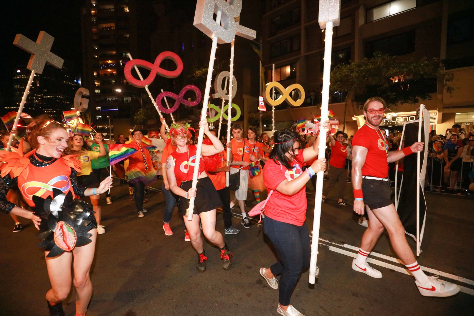 Participants at Mardi Gras 2019