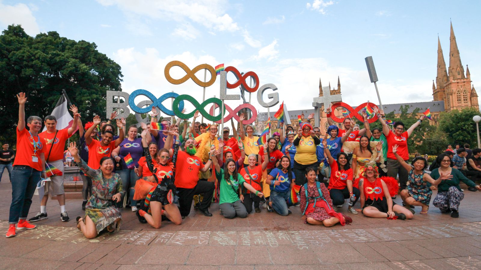 Participants at Mardi Gras 2019