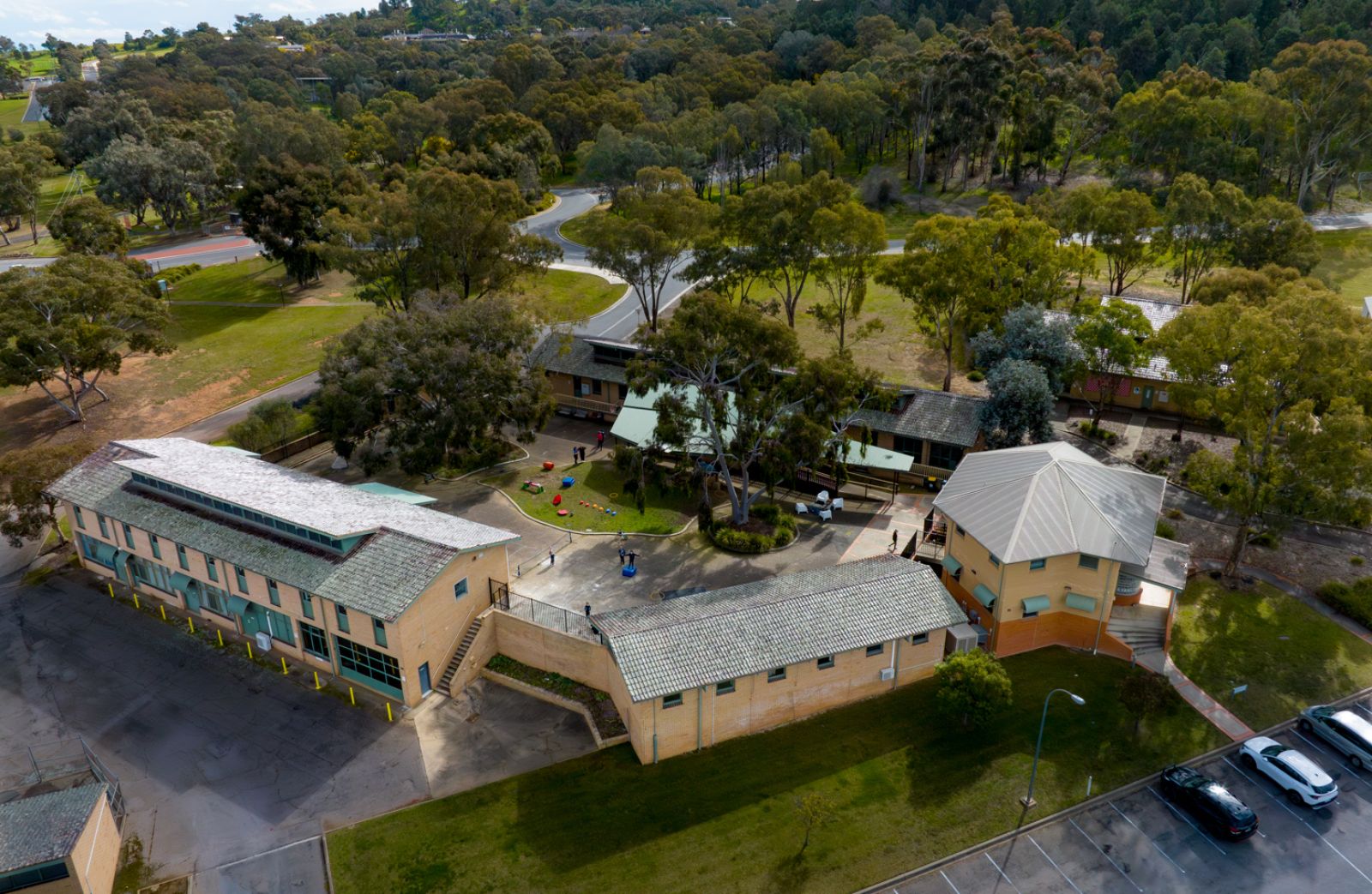 Wagga Wagga campus from above